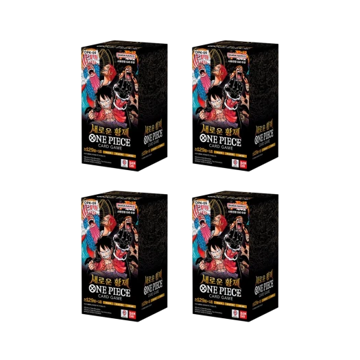 원피스 TCG OPK-09 부스터 팩 새로운 황제 4 박스 (96팩/한글판) 상품 이미지