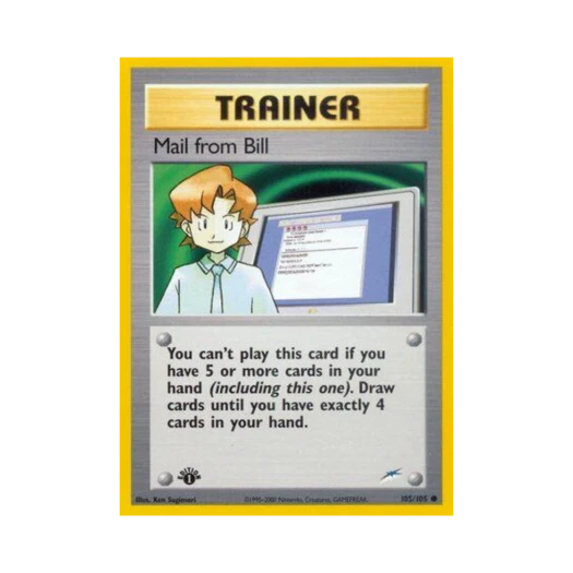 포켓몬 TCG 이수재의 메일 C 네오 데스티니 (영문판)