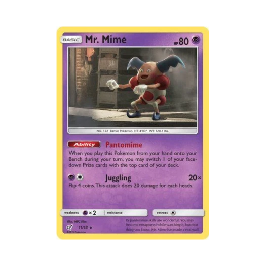 포켓몬 TCG 마임맨 R 명탐정 피카츄 (영문판)