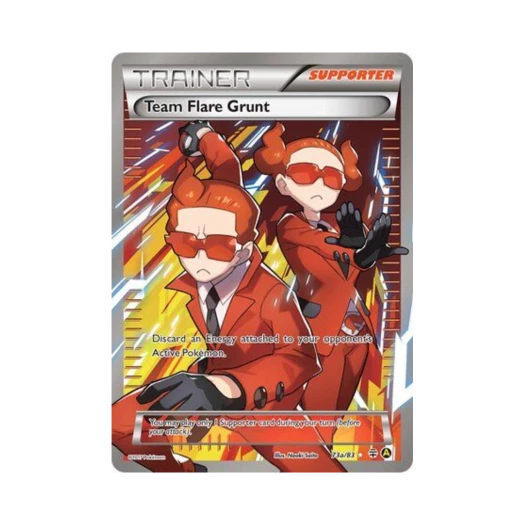 포켓몬 TCG 플레어단의 조무래기 RU 옐로우 A 얼터네이트 (영문판)