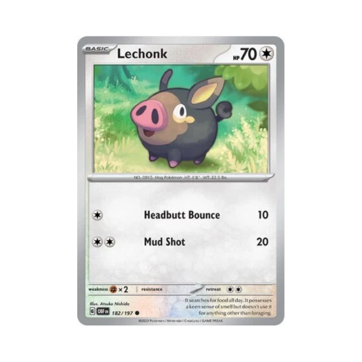 Pokemon TCG Lechonk C Obsidian Flames (English Ver.)