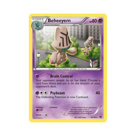 Pokemon TCG Beheeyem R Next Destinies (English Ver.)