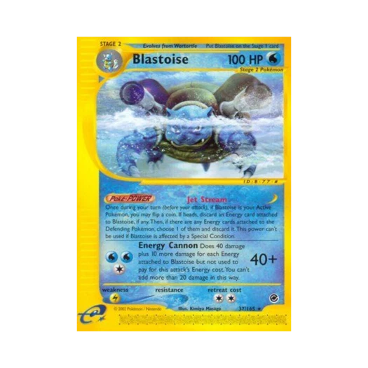 Pokemon TCG Blastoise R Expedition Base Set (English Ver.)