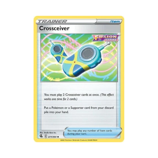 포켓몬 TCG 크로스시버 U 퓨전 스트라이크 (영문판)