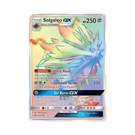 포켓몬 TCG 솔가레오 GX SECRET 썬 & 문 (영문판)