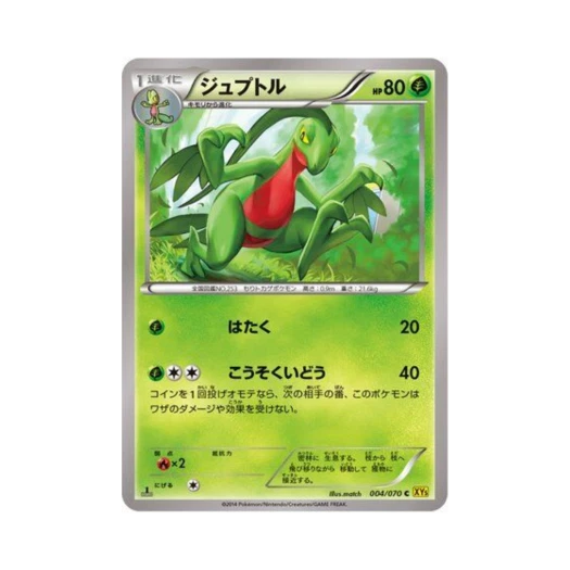Pokemon TCG Grovyle C Gaia Volcano 1st Edition (Japanese Ver.)