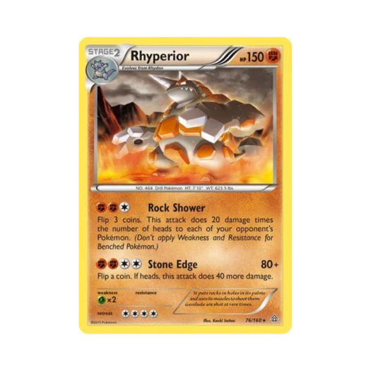 포켓몬 TCG 거대코뿌리 R 프라이멀 크래시 (영문판)