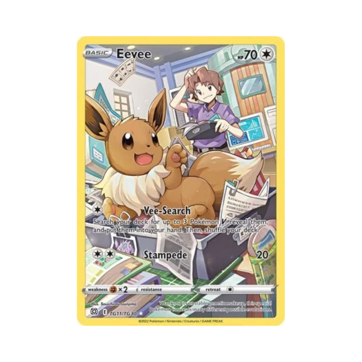 Pokemon TCG Eevee RH Brilliant Stars (English Ver.)