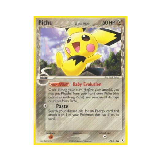 Pokemon TCG Pichu C EX Holon Phantoms (English Ver.)
