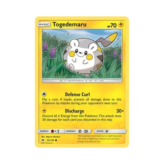 Pokemon TCG Togedemaru C Sun & Moon (English Ver.)