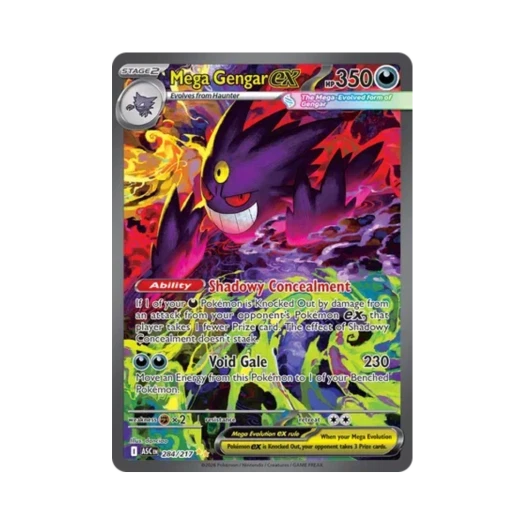 포켓몬 TCG 메가 팬텀 ex SIR 메가 에볼루션 어센드 히어로즈 (영문판)