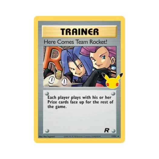 포켓몬 TCG 로켓단 등장! R 셀레브레이션즈 (영문판)