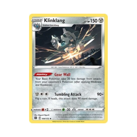 Pokemon TCG Klinklang R Brilliant Stars (English Ver.)