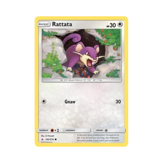 포켓몬 TCG 꼬렛 C 언브로큰 본즈 (영문판)