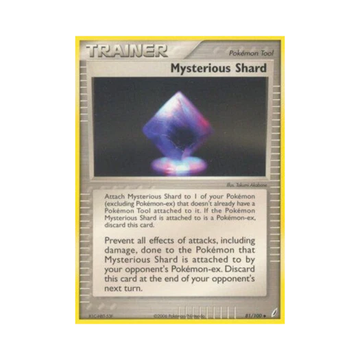 포켓몬 TCG 미스테리어스 샤드 U EX 크리스탈 가디언스 (영문판)