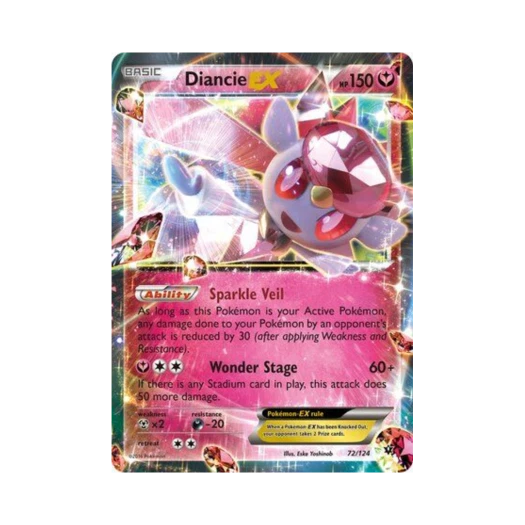 포켓몬 TCG 디안시 EX RHE 페이츠 컬라이드 (영문판)