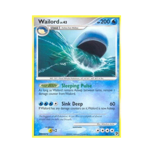 Pokemon TCG Wailord R Great Encounters (English Ver.)