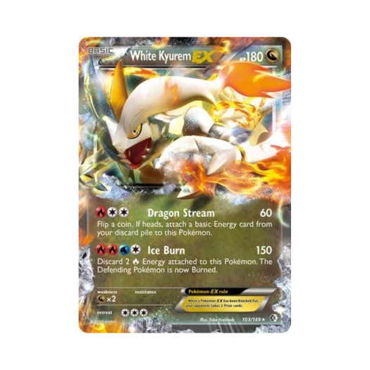 포켓몬 TCG 화이트 큐레무 ex RHE 바운더리스 크로스드 (영문판)