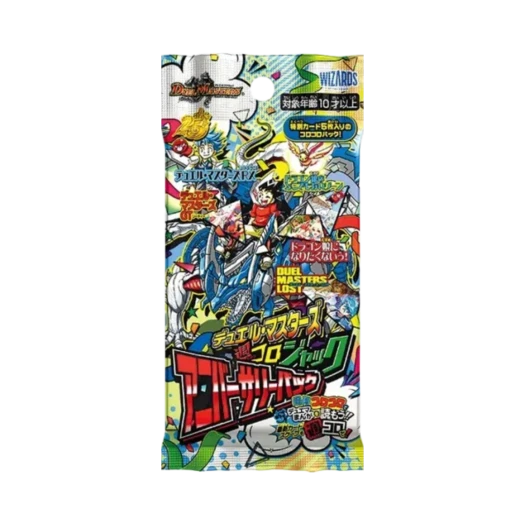듀얼마스터즈 TCG 월간 코로코로 코믹 2026년 6월호 부록 주간 코로코로 잭 애니버서리 팩 (5장/일어판) 상품 이미지
