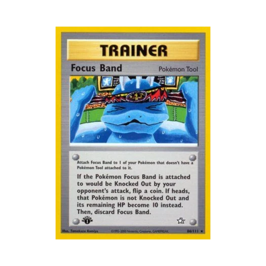 포켓몬 TCG 포커스 밴드 R 네오 제네시스 (영문판)