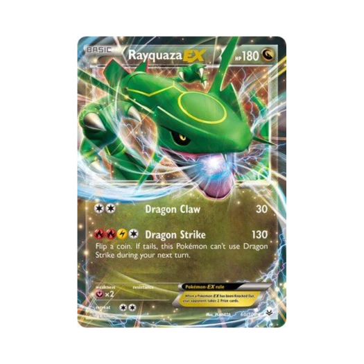 포켓몬 TCG 레쿠쟈 EX RHE 로어링 스카이즈 (영문판)