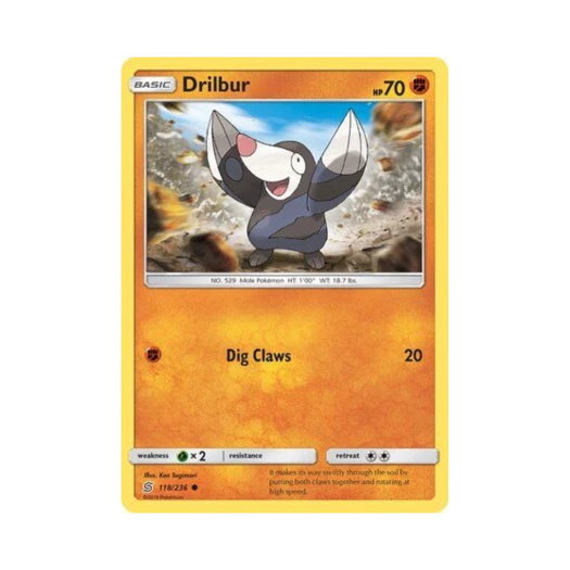 포켓몬 TCG 두더류 C 유니파이드 마인즈 (영문판)