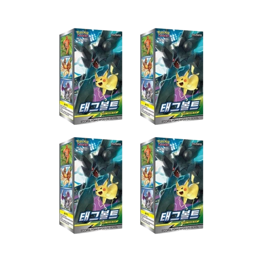 포켓몬 TCG 썬&문 확장팩 태그 볼트 4 박스 (120팩/한글판)