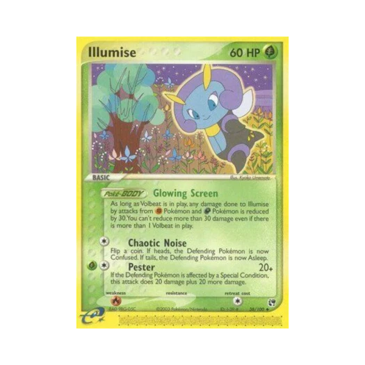 Pokemon TCG Illumise U EX Sandstorm (English Ver.)