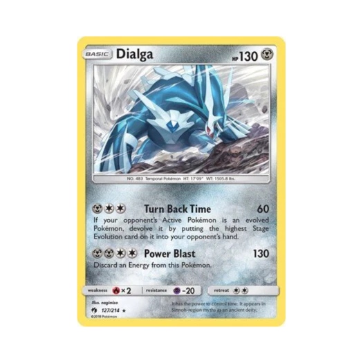 포켓몬 TCG 디아루가 RH 로스트 썬더 (영문판)