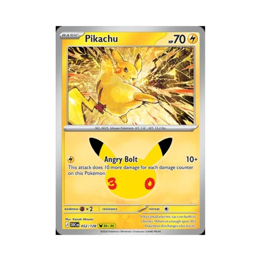 포켓몬 TCG 피카츄 30/30 30주년 기념 피카츄 컬렉션 (영문판)