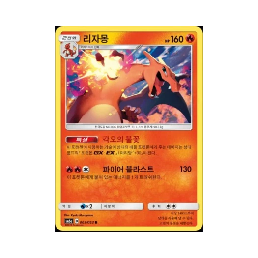 Pokemon TCG Charizard R Dragon Storm (Korean Ver.)