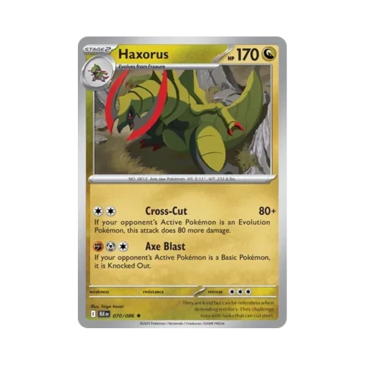 Pokemon TCG Haxorus R Black Bolt (English Ver.)