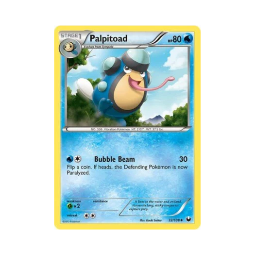 Pokemon TCG Palpitoad U Dark Explorers (English Ver.)