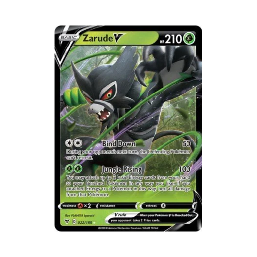 포켓몬 TCG 자루도 V HRV 비비드 볼티지 (영문판)