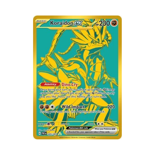 Pokemon TCG Koraidon ex HR Paldean Fates (English Ver.)