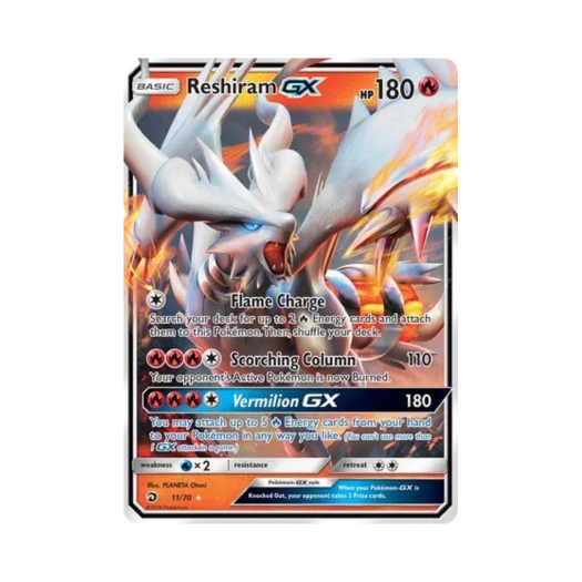 Pokemon TCG Reshiram GX RHG Dragon Majesty (English Ver.)