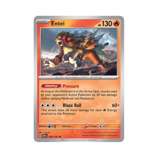 포켓몬 TCG 앤테이 R 옵시디언 플레임즈 (영문판)