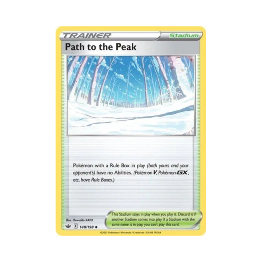 Pokemon TCG Path to the Peak U Chilling Reign (English Ver.)