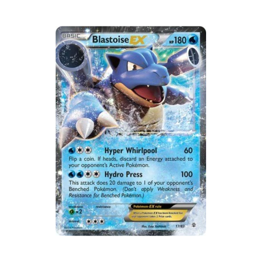포켓몬 TCG 거북왕 EX RHE 제네레이션즈 (영문판)
