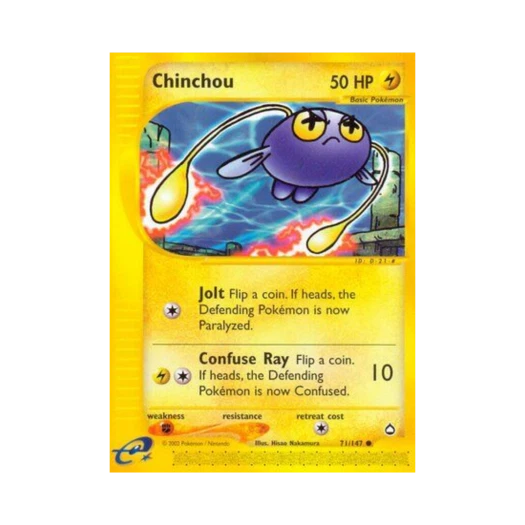 포켓몬 TCG 초라기 C 아쿠아폴리스 (영문판)
