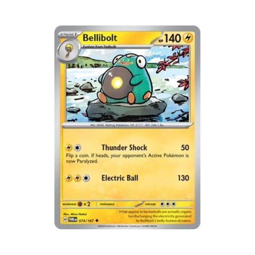 Pokemon TCG Bellibolt U Twilight Masquerade (English Ver.)