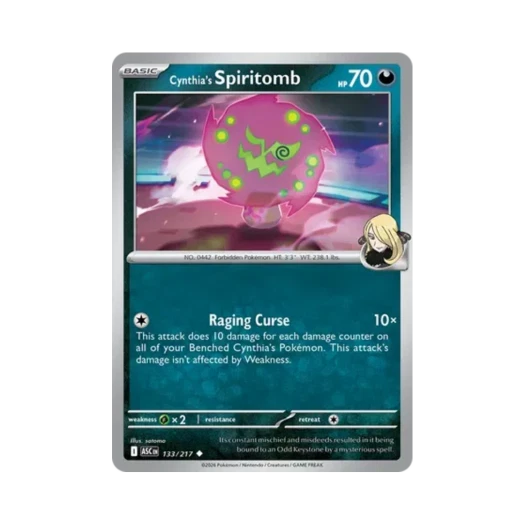 Pokemon TCG Cynthia's Spiritomb U Mega Evolution Ascended Heroes (English Ver.)