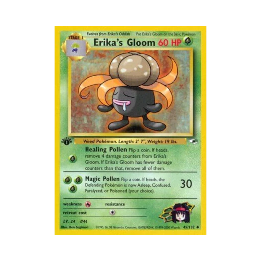 Pokemon TCG Erika's Gloom U Gym Heroes (English Ver.)