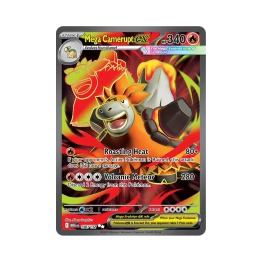 포켓몬 TCG 메가 폭타 ex UR 메가 에볼루션 (영문판)