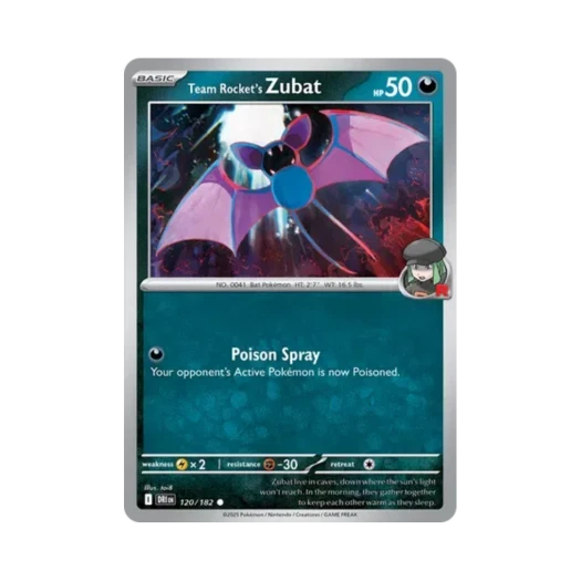 포켓몬 TCG 로켓단의 주뱃 C 데스티니드 라이벌스 (영문판)