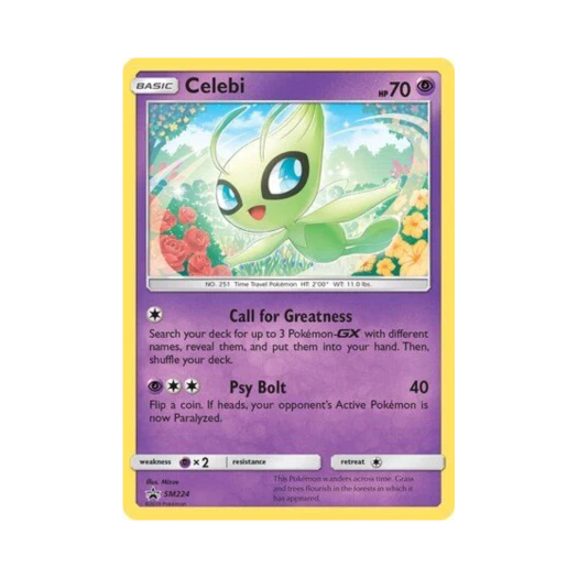 포켓몬 TCG 세레비 P 썬 & 문 프로모카드 (영문판)