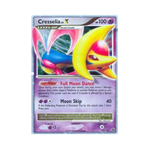 Pokemon TCG Cresselia LV.X RHL Great Encounters (English Ver.)