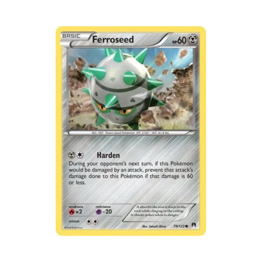Pokemon TCG Ferroseed C BREAKpoint (English Ver.)