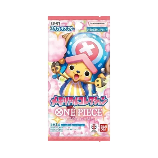원피스 TCG EB-01 엑스트라 부스터 팩 메모리얼 컬렉션 팩 (6장/일어판) 상품 이미지