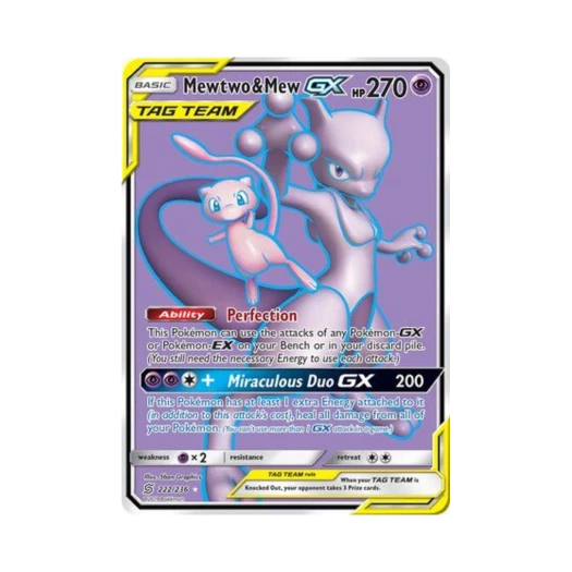 Pokemon TCG Mewtwo & Mew GX RU Unified Minds (English Ver.)